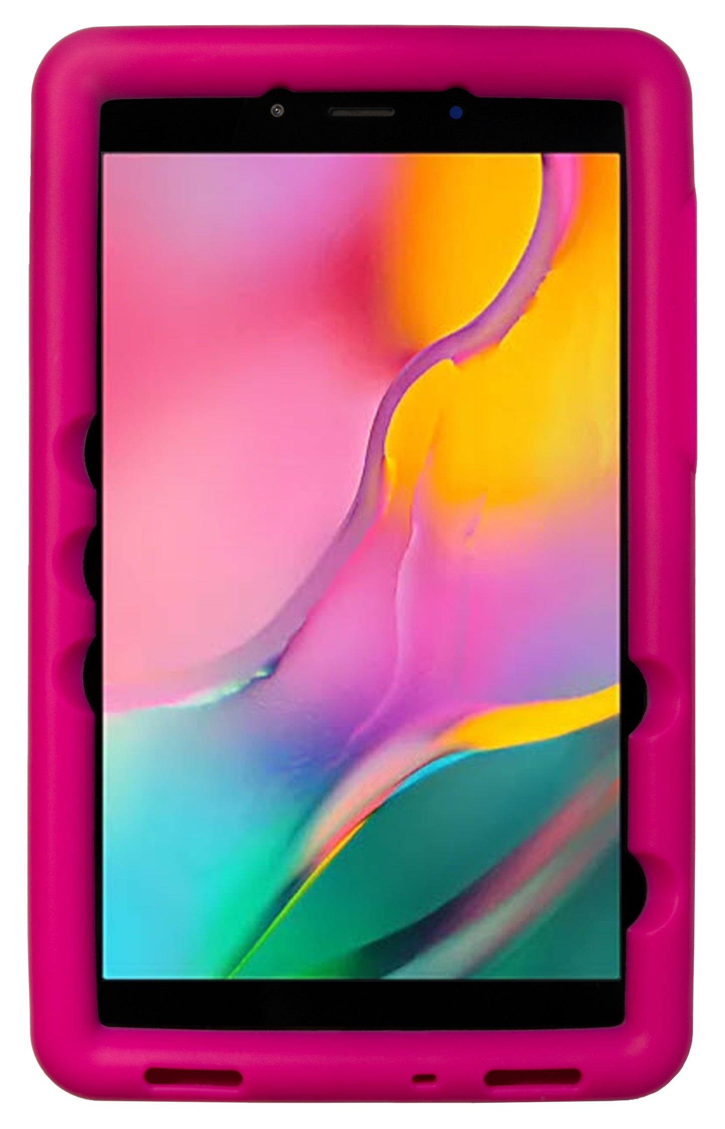 Bobj Rugged Tablet Case for Samsung Galaxy Tab A 8.0 (2019)  Model SM-T290 , SM-T295 - Rockin' Raspberry