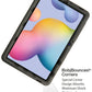Bobj Rugged Tablet Case for Samsung Galaxy Tab S6 Lite 10.4 Model SM-P610 Kid Friendly (Bold Black)