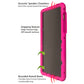 Bobj Rugged Tablet Case for Samsung Galaxy Tab S7 11 inch (2020) SM-T870 and Tab S8 (2022) SM-X700 (Rockin' Raspberry)