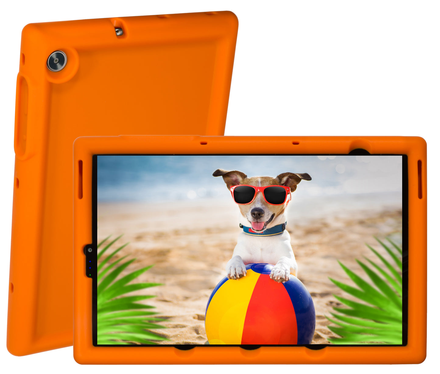 Bobj Rugged Tablet Case for Lenovo Tab M10 HD 2nd Gen 10.1 inch Models TB-X306F, TB-X306X - Outrageous Orange