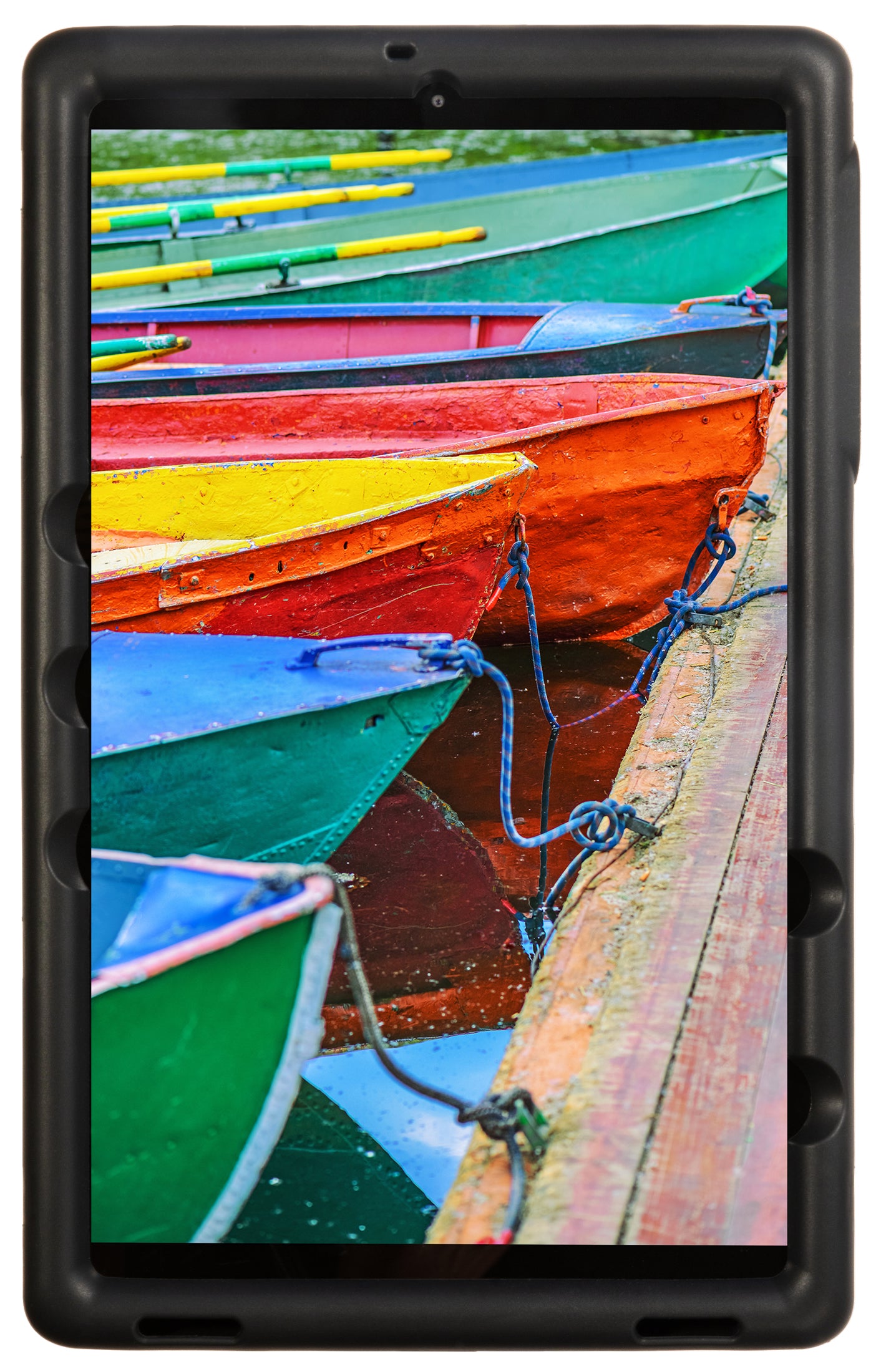 Bobj Rugged Tablet Case for Samsung Galaxy Tab A 10.1 (2019) SM-T510 SM-T515 SM-T517 - Bold Black
