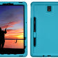 Bobj Rugged Tablet Case for Samsung Galaxy Tab S4 10.5 models SM-T830 SM-T835 SM-T837 - Terrific Turquoise