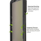 Bobj Rugged Tablet Case for Samsung Galaxy Tab S4 10.5 models SM-T830 SM-T835 SM-T837 - Bold Black