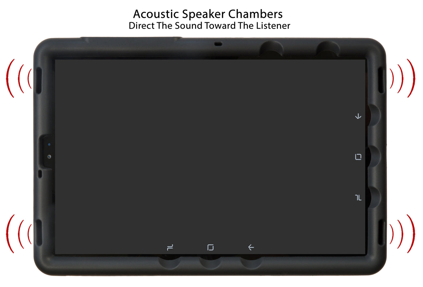 Bobj Rugged Tablet Case for Samsung Galaxy Tab S5e (SM-T720 SM-T725 SM-T727) - Bold Black