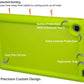 Bobj Rugged Tablet Case for Lenovo Chromebook Duet 3 (11 in) Model 11Q727 - Gotcha Green