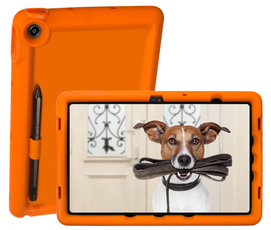Bobj Rugged Tablet Case for Lenovo Tab M10 Plus Gen 3 (10.6 in) TB125FU - Outrageous Orange