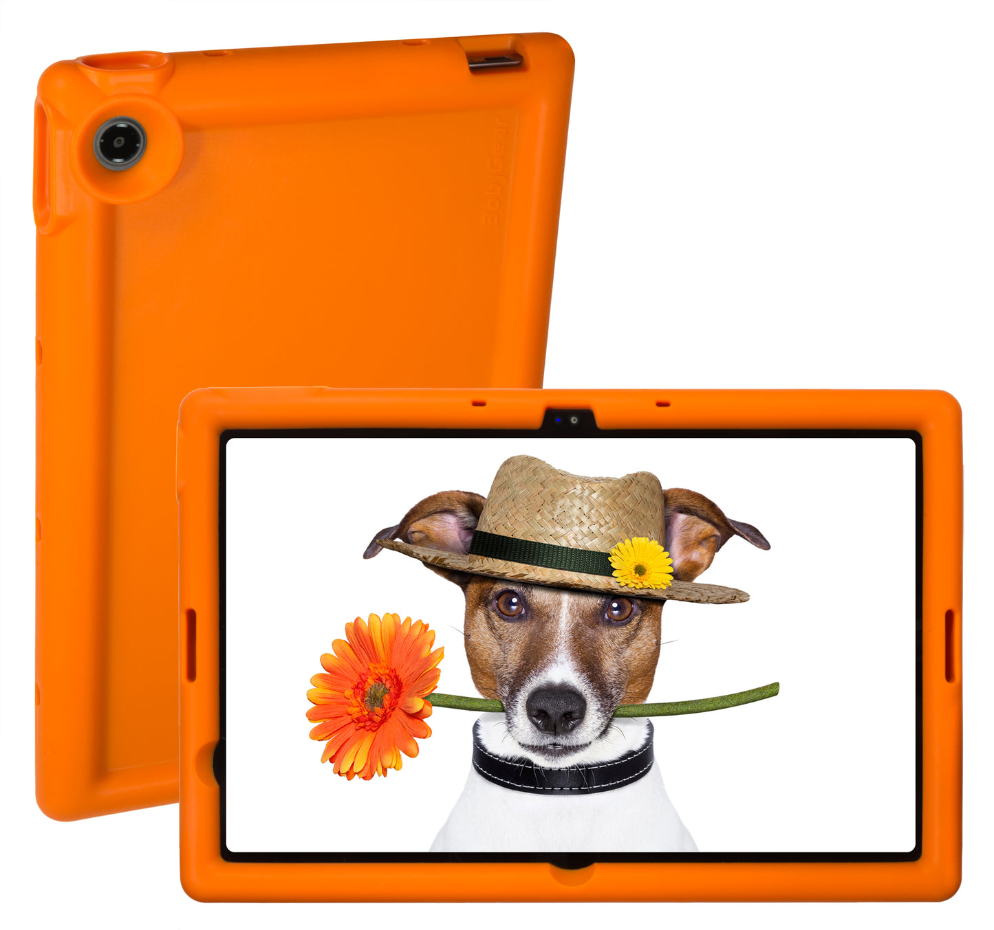 Bobj Rugged Tablet Case for Lenovo Chromebook Duet 3 (11 in) Model 11Q727 - Outrageous Orange