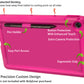 Bobj Rugged Tablet Case for Lenovo Tab M10 Plus Gen 3 (10.6 in) TB125FU - Rockin' Raspberry
