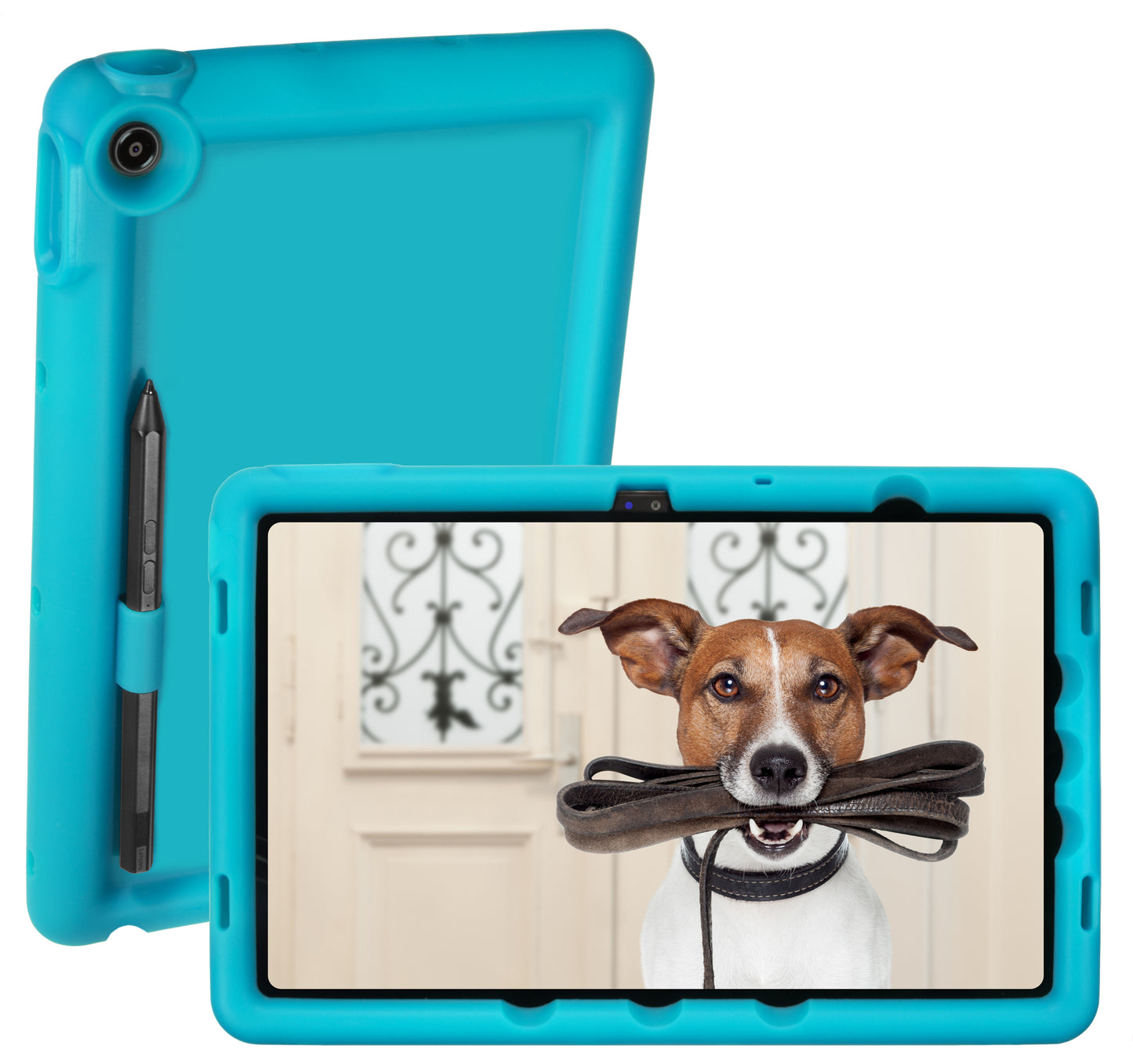 Bobj Rugged Tablet Case for Lenovo Tab M10 Plus Gen 3 (10.6 in) TB125FU - Terrific Turquoise