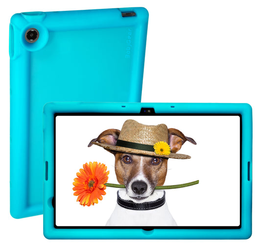 Bobj Rugged Tablet Case for Lenovo Chromebook Duet 3 (11 in) Model 11Q727 - Terrific Turquoise