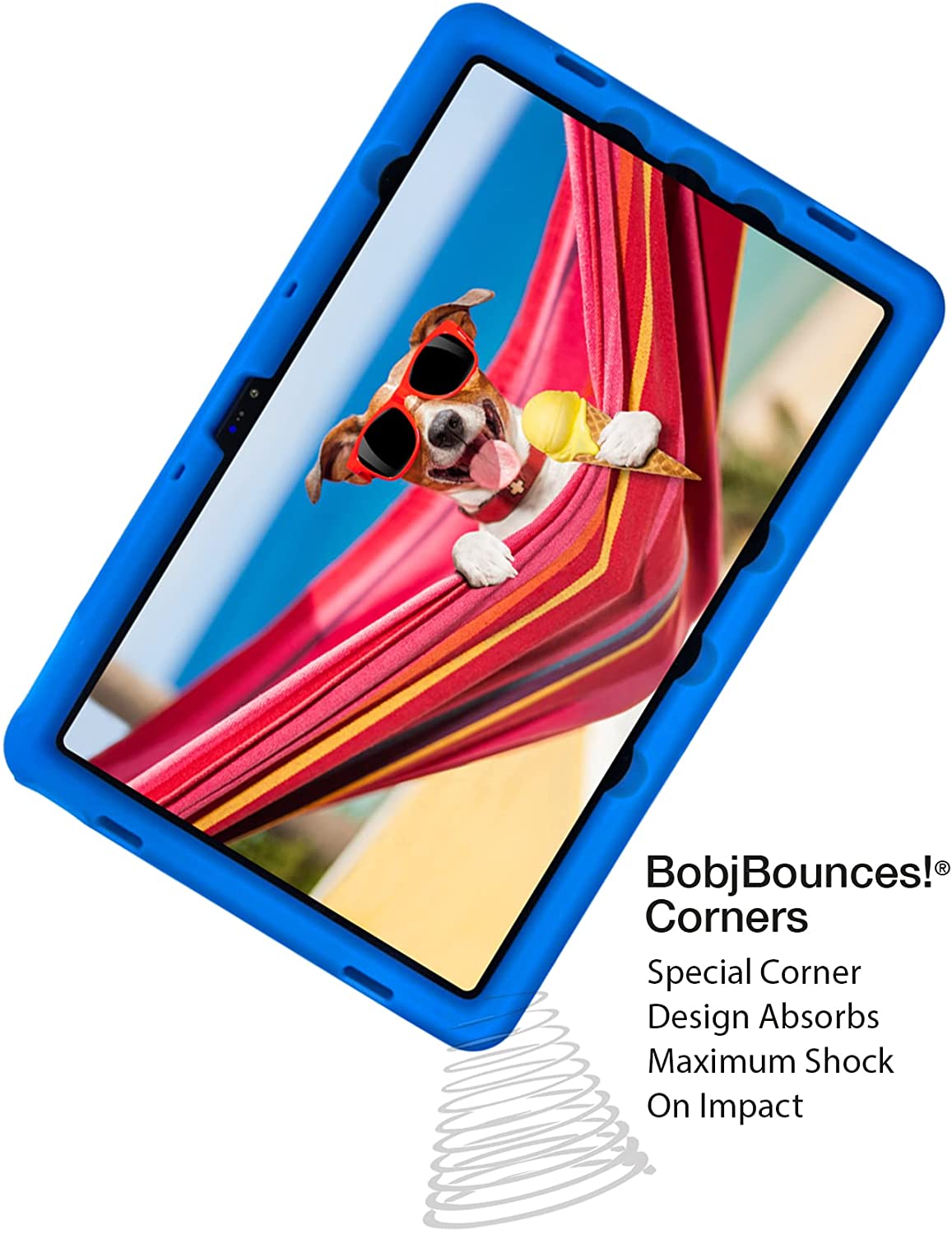Bobj Rugged Tablet Case for Lenovo Tab P11 (TB-J606F) and Tab P11 Plus (TB-J616F) (Batfish Blue)