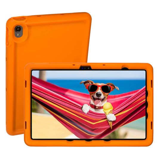 Bobj Rugged Tablet Case for Lenovo Tab P11 (TB-J606F) and Tab P11 Plus (TB-J616F) (Outrageous Orange)