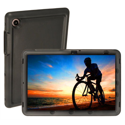 Bobj Rugged Tablet Case for Samsung Galaxy Tab A8 10.5 SM-X200, SM-X205 - | Shockproof | Premium Washable Silicone | Kid Friendly (Bold Black)