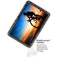 Bobj Rugged Tablet Case for Samsung Galaxy Tab A8 10.5 SM-X200, SM-X205 - | Shockproof | Premium Washable Silicone | Kid Friendly (Bold Black)