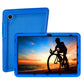 Bobj Rugged Tablet Case for Samsung Galaxy Tab A8 10.5 SM-X200, SM-X205 - | Shockproof | Premium Washable Silicone | Kid Friendly (Batfish Blue)