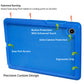Bobj Rugged Tablet Case for Samsung Galaxy Tab A8 10.5 SM-X200, SM-X205 - | Shockproof | Premium Washable Silicone | Kid Friendly (Batfish Blue)