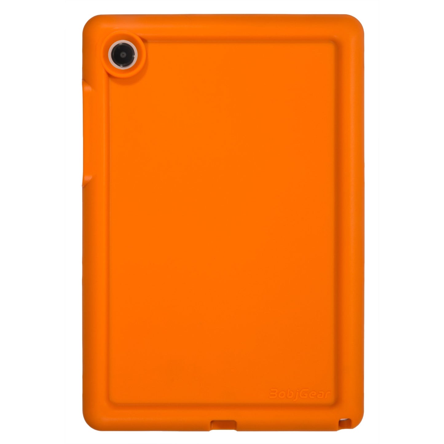 Bobj Rugged Tablet Case for Samsung Galaxy Tab A8 10.5 SM-X200, SM-X205 - | Shockproof | Premium Washable Silicone | Kid Friendly (Outrageous Orange)